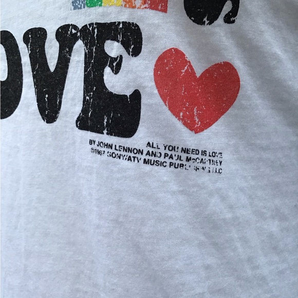 Fun Beatles shirt, size S, Vintage Concert Tees - Picture 4 of 4